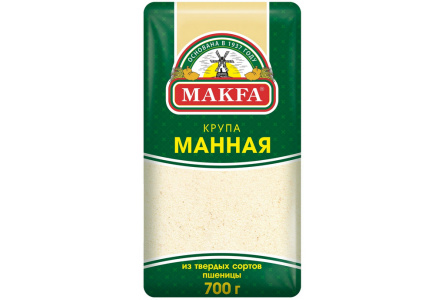 Крупа МАКФА 700гр Манная  1/6шт