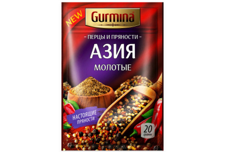 Приправа GURMINA 20гр Азия молотые перцы/пряности 1/25шт Беларусь