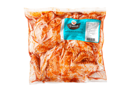 Крыло утенка УЛЫБИНО 2 фаланги в горчично-пряном маринаде в/у вес