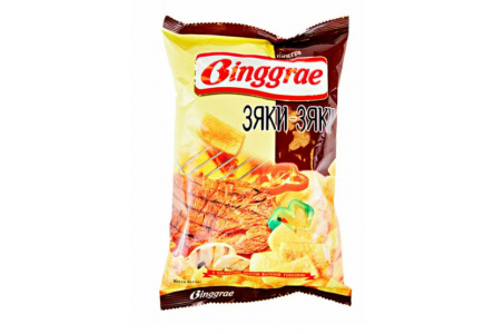 Чипсы BINGGRAE 130гр Зяки-зяки 1/9шт