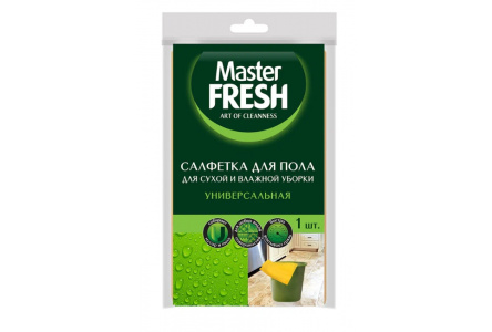 Салфетка для пола Master FRESH 50*60см вискоза 1/50шт