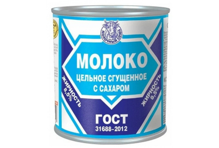 Продукт молокосодержащий МОЛОЧНЫЙ СОЮЗ 380гр Сгущенка с сахаром ж/б 1/20шт