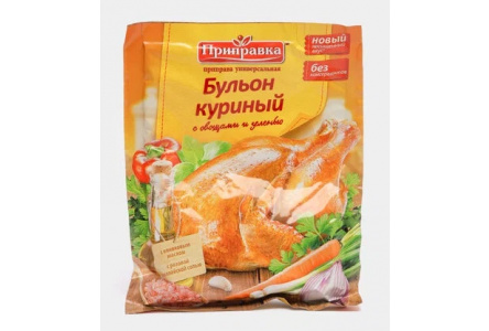 Приправа универсальная ПРИПРАВКА 75гр Куриный бульон с овощами и зеленью 1/20шт