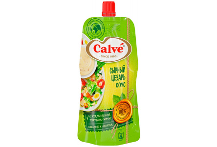 Соус Майонезный CALVE 230гр Сырный 1/28шт