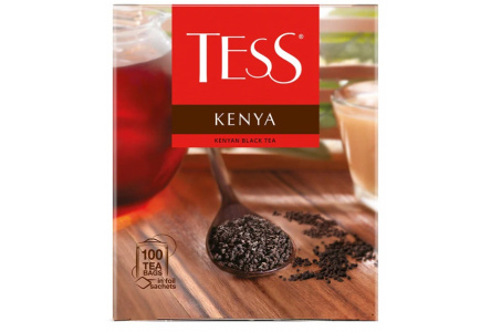 Чай черный в пакетиках TESS 100*1,8гр Kenya байховый 1/9шт