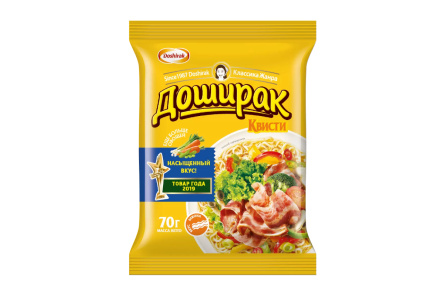 Лапша ДОШИРАК Квисти 70гр Бекон 1/48шт