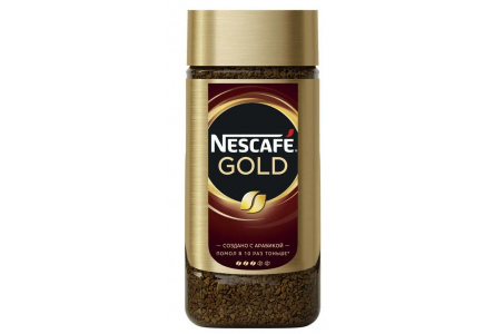 Кофе растворимый NESCAFE GOLD 190гр ст/б 1/6шт