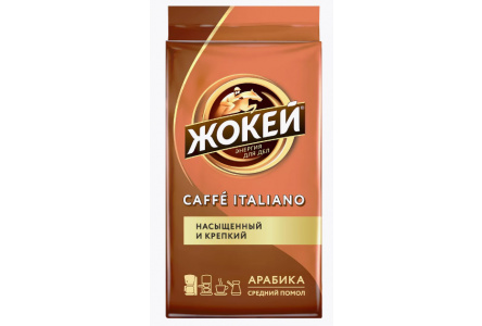 Кофе молотый ЖОКЕЙ 250гр Caffe Italiano 1/12шт