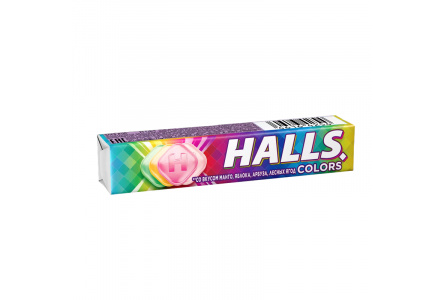 Леденцы HALLS 25гр Colors 1/12шт