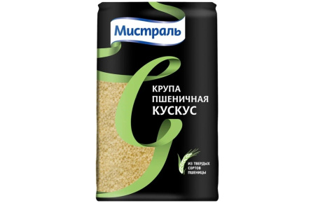 Крупа МИСТРАЛЬ 450гр Кускус пшеничная 1/12шт