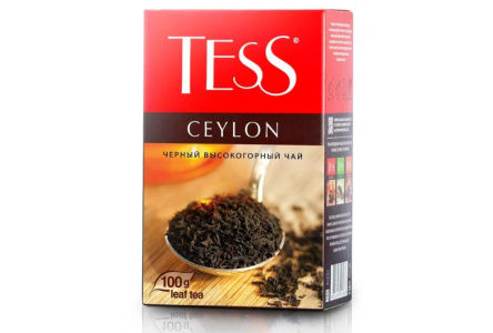 Чай черный TESS 100гр Ceylon байховый 1/15шт