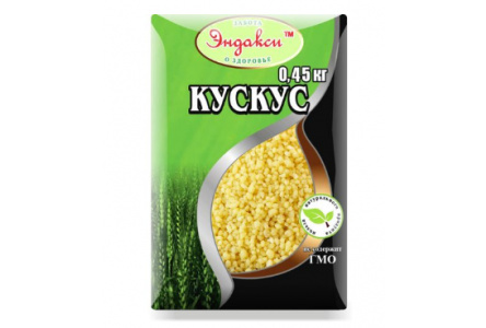 Крупа ЭНДАКСИ 450гр Кускус 1/10шт