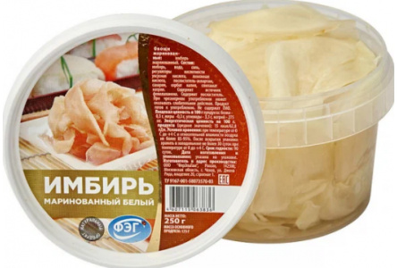 Имбирь ФЭГ 250гр маринованный пл/б 1/12шт