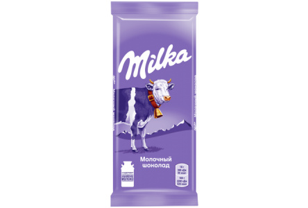 Шоколад MILKA 80гр Молочный 1/20шт