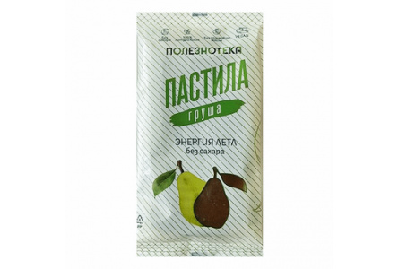 Пастила ПОЛЕЗНОТЕКА 50гр Груша флоупак 1/18шт