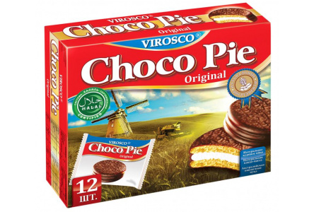 Печенье CHOCO-PIE Original 12*28гр 1/8шт Virosco