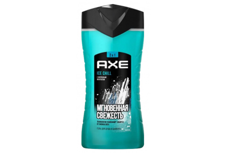 Гель+шампунь AXE 250мл Ice chill Морозный шалфей и мандарин 1/12шт