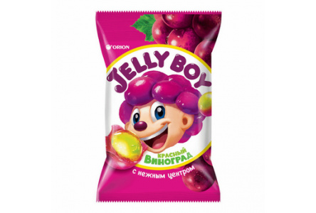 Мармелад жевательный JELLY BOY 66гр Виноград 1/18шт