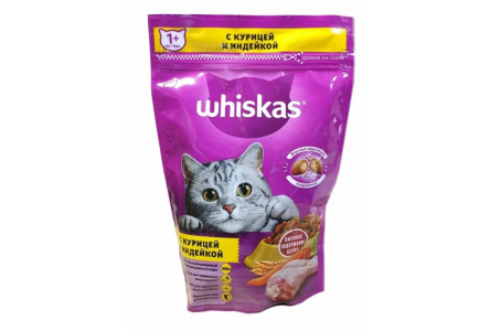 Корм д/котят WHISKAS 350гр п/мол инд/морк 1/9шт №10116570