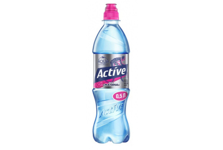 Вода питьевая AQUA MINERALE 0,5л Active Малина негаз ПЭТ 1/12шт