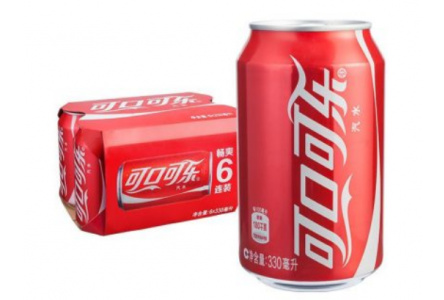 Напиток газ COCA-COLA 0,33л ж/б 1/24шт Китай