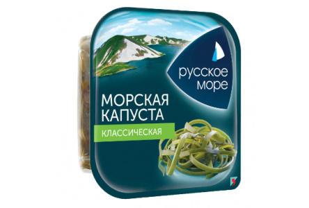 Морская капуста Русское Море 200гр Классическая 1/6шт Россия