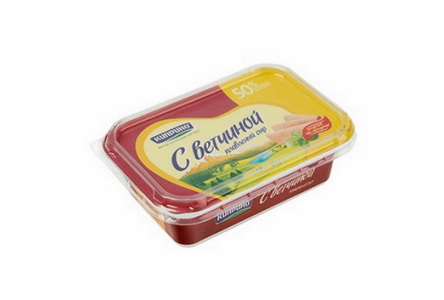 Сыр плавленный КИПРИНО 180гр Ветчина ванночка 1/16шт
