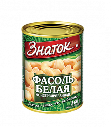 Фасоль ЗНАТОК 360гр Белая ж/б 1/12шт