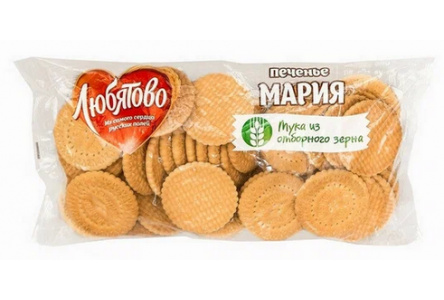 Печенье ЛЮБЯТОВО 500гр Мария 1/10шт