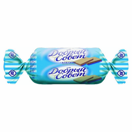 Конфеты ДОБРЫЙ СОВЕТ 150гр С вафлями на фруктозе 1/20шт