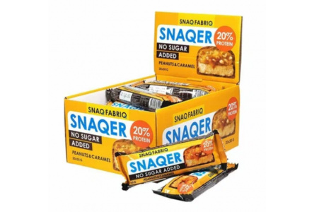 Батончик SNAQ FABRIQ 50гр глазированный арахис/карамель 1/30шт