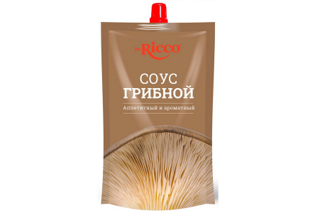 Соус MR.RICCO 210гр Грибной дой-пак 1/16шт