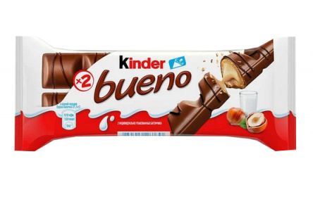 Шоколадные палочки KINDER BUENO 43гр Т-2 1/30шт