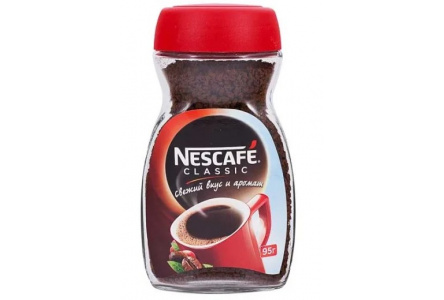 Кофе растворимый NESCAFE CLASSIC 95гр ст/б 1/12шт