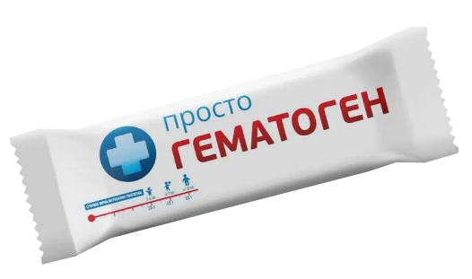 Гематоген 25гр Просто гематоген 1/30шт