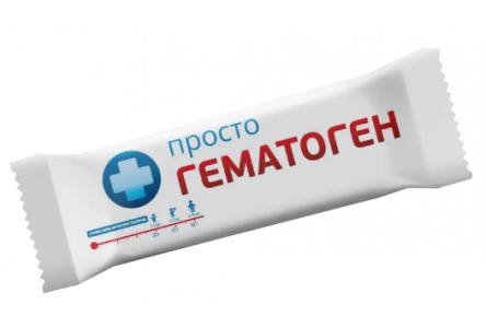 Гематоген 25гр Просто гематоген 1/30шт