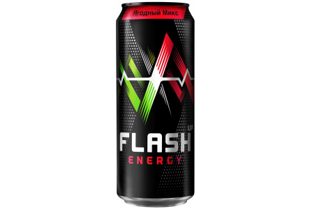 Напиток энерг FLASH UP ENERGY 0,45л Ягодный микс ж/б 1/24шт