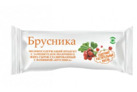 Сырок глазированный ДАРПРОДУКТ 40гр Брусника 1/20шт