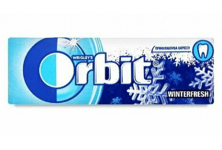 Жевательная резинка ORBIT 14гр Winterfresh 1/30шт