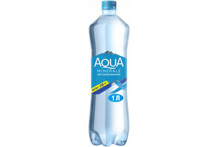 Вода питьевая AQUA MINERALE 1л негаз ПЭТ 1/12шт