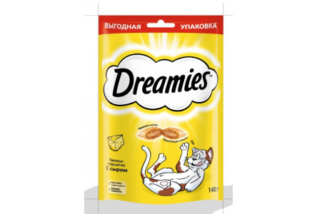 Корм д/кошек DREAMIES 140гр с сыром 1/12шт №10193268