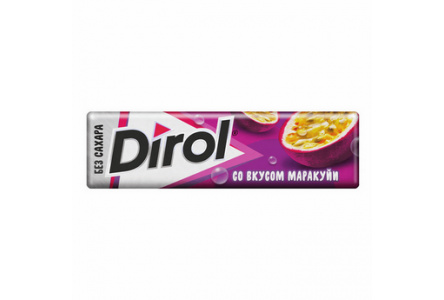 Жевательная резинка DIROL 13,6гр Маракуйя 1/30шт