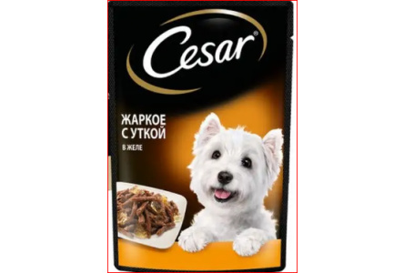 Корм д/собак CESAR 85гр Жаркое с уткой 1/28шт №10183505