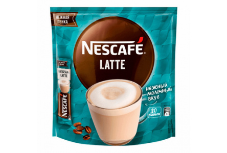 Кофе растворимый NESCAFE Classic 3в1 Латте 18гр 1/20шт