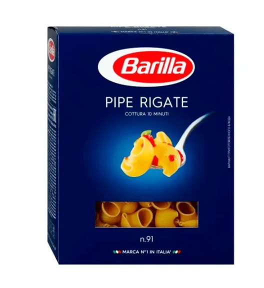Макаронные изделия BARILLA 450гр Pipe Rigate Улитки рифленые А 1/12шт