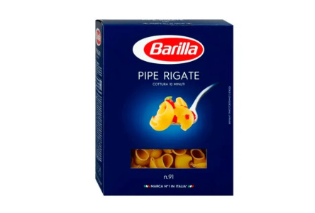 Макаронные изделия BARILLA 450гр Pipe Rigate Улитки рифленые А 1/12шт