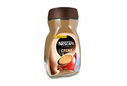 Кофе растворимый NESCAFE CLASSIC 95гр Крема с/б 1/12шт