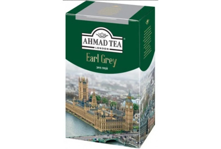 Чай черный AHMAD 100гр Earl Grey байховый 1/12шт