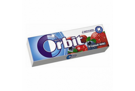 Жевательная резинка ORBIT Ягодный микс 1/30шт 20х30