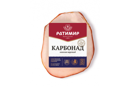 Карбонад варено-копченый Ратимир 350гр 1/1шт